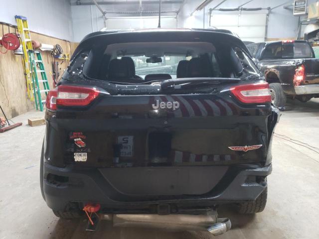 1C4PJMBS7HW566666 - 2017 JEEP CHEROKEE TRAILHAWK BLACK photo 6
