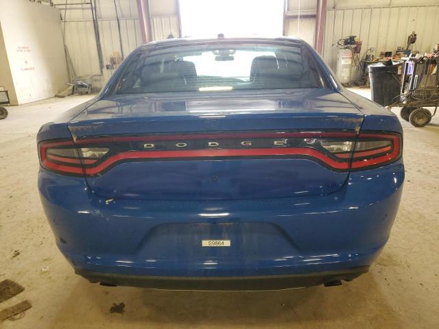 2C3CDXKT1KH626547 - 2019 DODGE CHARGER POLICE BLUE photo 6