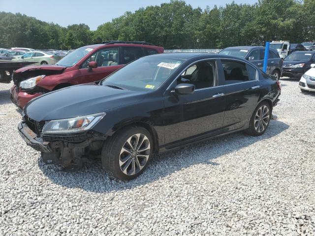 1HGCR2F51EA000478 - 2014 HONDA ACCORD SPORT BLACK photo 1