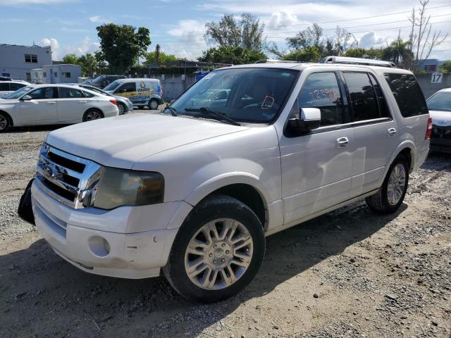 1FMJU1K56BEF07588 - 2011 FORD EXPEDITION LIMITED WHITE photo 1