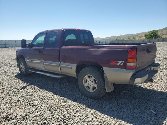 2GCEK19T6Y1186114 - 2000 CHEVROLET SILVERADO K1500 MAROON photo 2