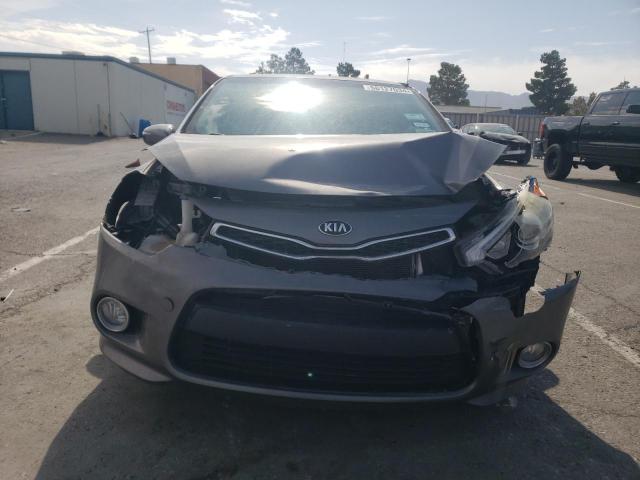 KNAFX6A80F5420962 - 2015 KIA FORTE EX GRAY photo 5