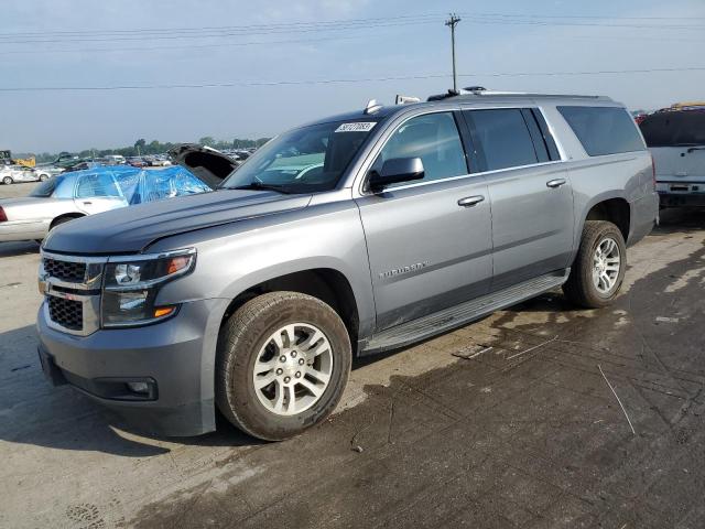 1GNSCHKC0KR214059 - 2019 CHEVROLET SUBURBAN C1500 LT GRAY photo 1