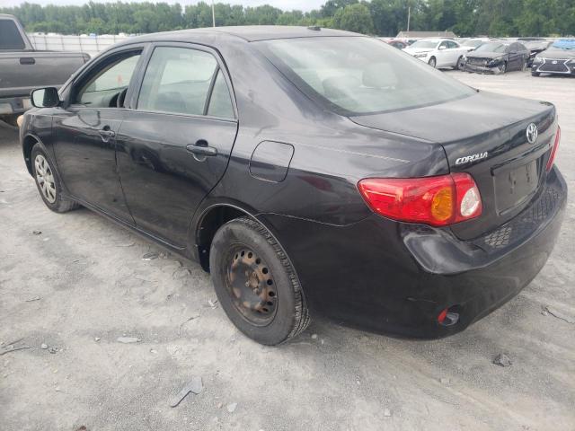 JTDBL40E999093967 - 2009 TOYOTA COROLLA BASE BLACK photo 2