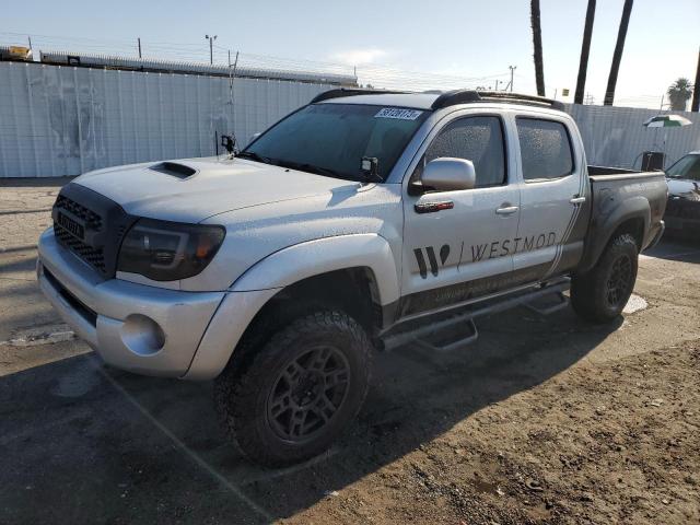 3TMJU62N69M077566 - 2009 TOYOTA TACOMA DOUBLE CAB PRERUNNER SILVER photo 1