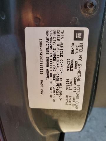 1G8AW15FX6Z115922 - 2006 SATURN ION LEVEL 3 BLUE photo 10