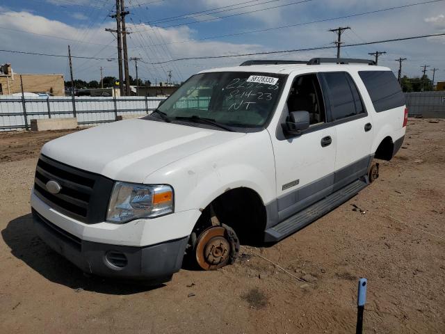 1FMFK16527LA93783 - 2007 FORD EXPEDITION EL XLT WHITE photo 1