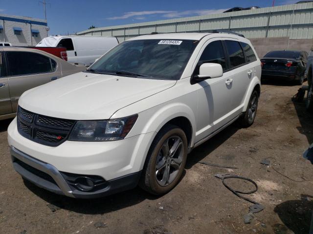 3C4PDCGGXJT187260 - 2018 DODGE JOURNEY CROSSROAD WHITE photo 1