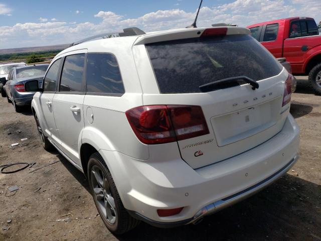 3C4PDCGGXJT187260 - 2018 DODGE JOURNEY CROSSROAD WHITE photo 2