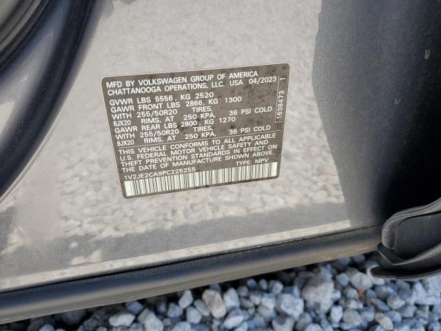 1V2JE2CA9PC225255 - 2023 VOLKSWAGEN ATLAS CROS SE GRAY photo 13