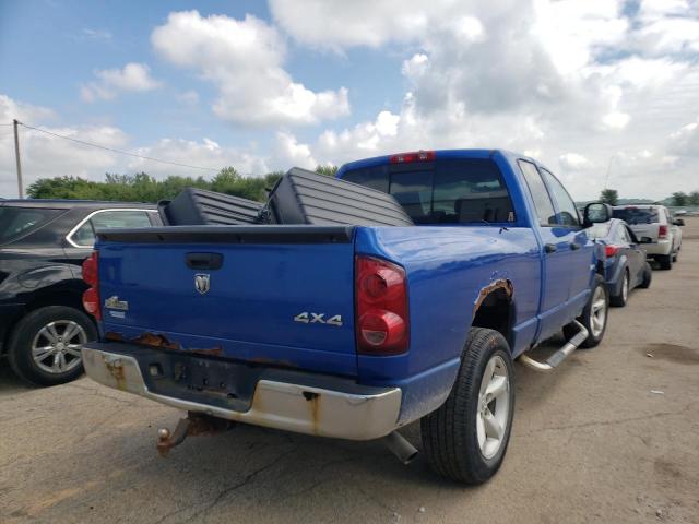 1D7HU18258S563733 - 2008 DODGE RAM 1500 ST BLUE photo 4