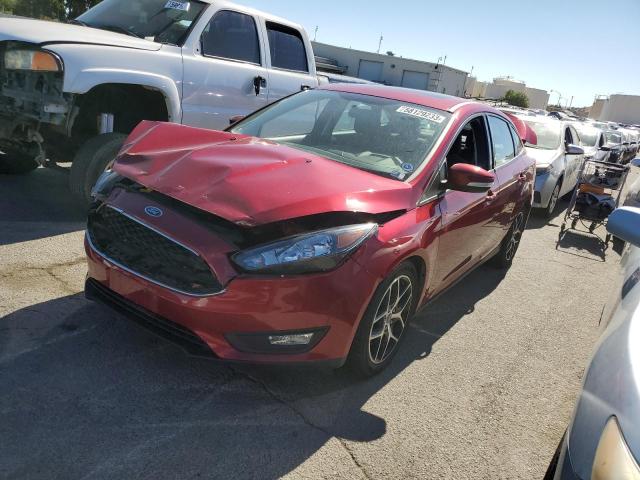 1FADP3H28HL245973 - 2017 FORD FOCUS SEL RED photo 1