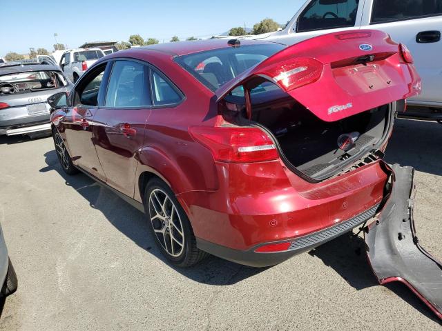 1FADP3H28HL245973 - 2017 FORD FOCUS SEL RED photo 2