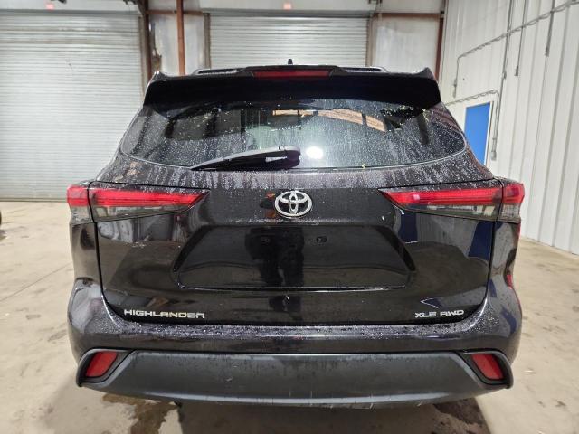 5TDGZRBH8MS104623 - 2021 TOYOTA HIGHLANDER XLE შავი ფოტო 6