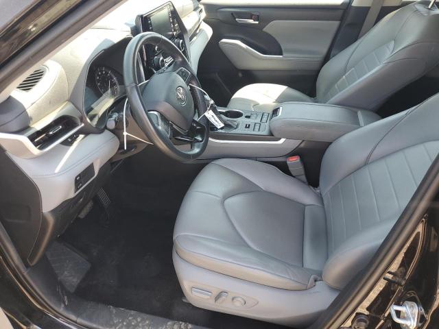 5TDGZRBH8MS104623 - 2021 TOYOTA HIGHLANDER XLE შავი ფოტო 7