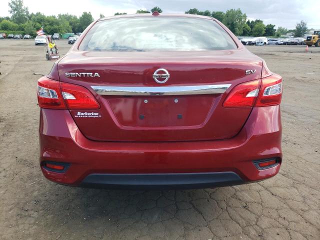 3N1AB7AP9KY239996 - 2019 NISSAN SENTRA S BURGUNDY photo 6