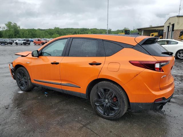 5J8TC2H79MY000282 - 2021 ACURA RDX ADVANCE ORANGE photo 2