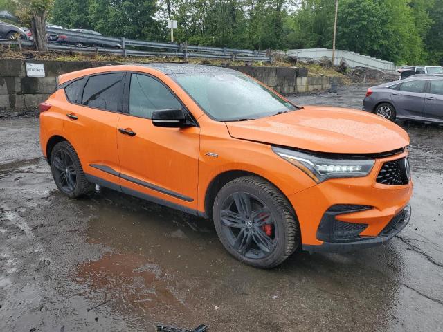 5J8TC2H79MY000282 - 2021 ACURA RDX ADVANCE ORANGE photo 4