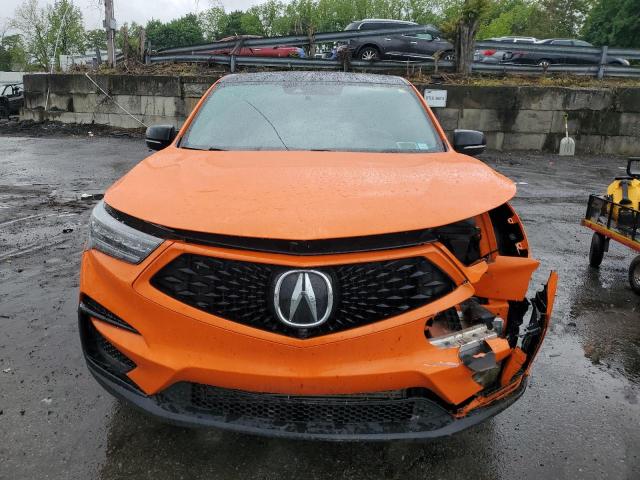 5J8TC2H79MY000282 - 2021 ACURA RDX ADVANCE ORANGE photo 5