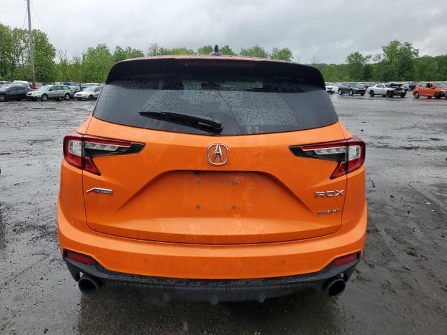 5J8TC2H79MY000282 - 2021 ACURA RDX ADVANCE ORANGE photo 6