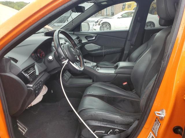 5J8TC2H79MY000282 - 2021 ACURA RDX ADVANCE ORANGE photo 7