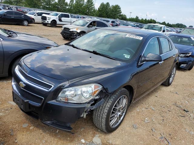 1G1ZC5E08CF189706 - 2012 CHEVROLET MALIBU 1LT BLACK photo 1