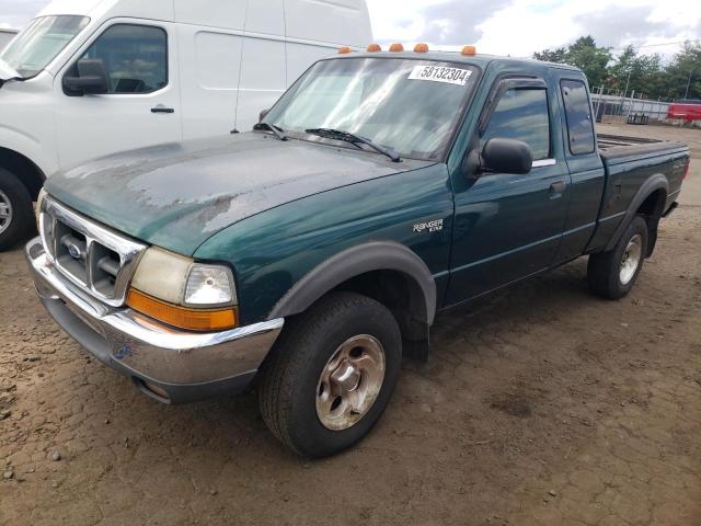 1FTZR15X4YTB16577 - 2000 FORD RANGER SUPER CAB GREEN photo 1