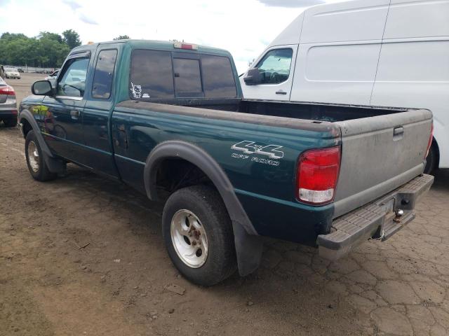 1FTZR15X4YTB16577 - 2000 FORD RANGER SUPER CAB GREEN photo 2