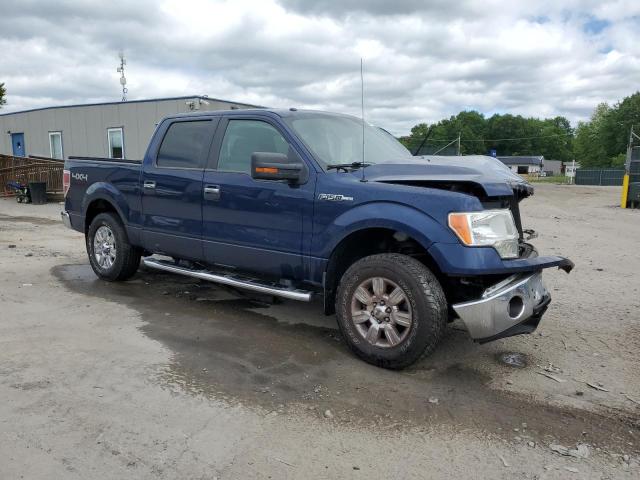 1FTFW1EF6BFD19351 - 2011 FORD F150 SUPERCREW BLUE photo 4