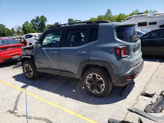 ZACCJBCB2HPE80390 - 2017 JEEP RENEGADE TRAILHAWK CHARCOAL photo 2