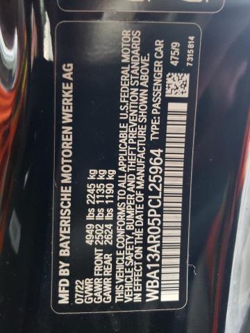 WBA13AR05PCL25964 - 2023 BMW M440XI BLACK photo 13
