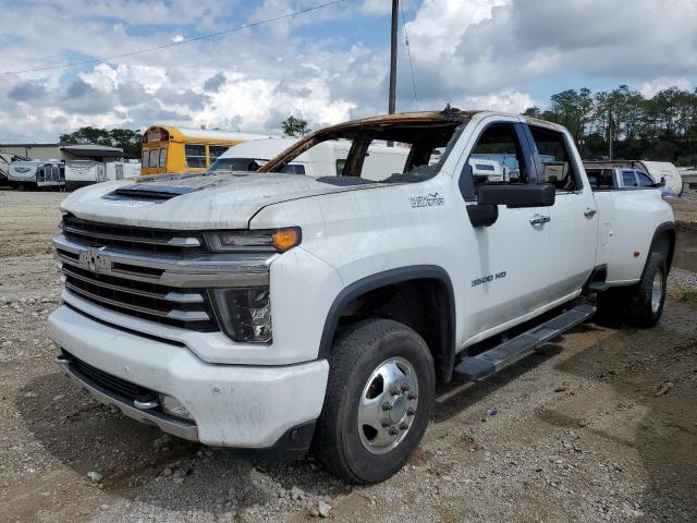 1GC4YVEY7MF107216 - 2021 CHEVROLET SILVERADO K3500 HIGH COUNTRY WHITE photo 2