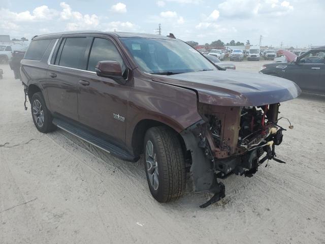 1GNSCCKD8NR125307 - 2022 CHEVROLET SUBURBAN C1500 LT BURGUNDY photo 4