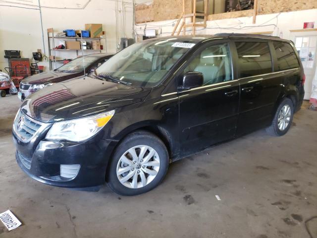 2C4RVABG9CR240439 - 2012 VOLKSWAGEN ROUTAN SE BLACK photo 1