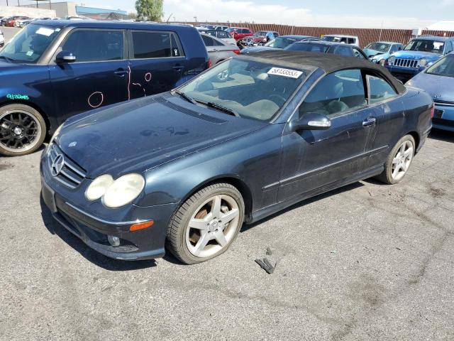 WDBTK75J26F175209 - 2006 MERCEDES-BENZ CLK 500 BLUE photo 1