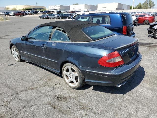 WDBTK75J26F175209 - 2006 MERCEDES-BENZ CLK 500 BLUE photo 2