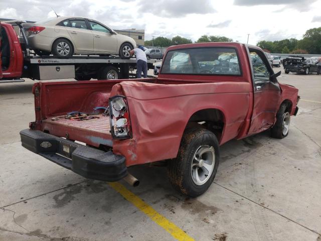 1GCBS14E4J2286360 - 1988 CHEVROLET S TRUCK S10 RED photo 4