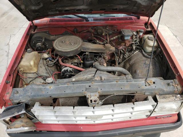 1GCBS14E4J2286360 - 1988 CHEVROLET S TRUCK S10 RED photo 7