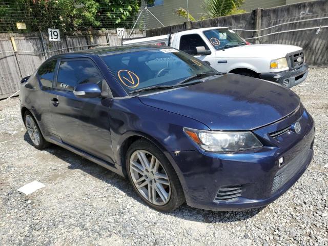 JTKJF5C74C3039453 - 2012 TOYOTA SCION TC 蓝色 照片 4