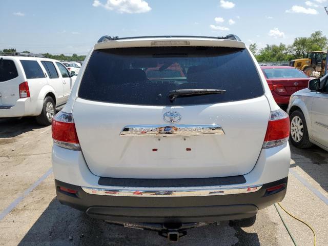 5TDZK3EH5CS087395 - 2012 TOYOTA HIGHLANDER BASE WHITE photo 6