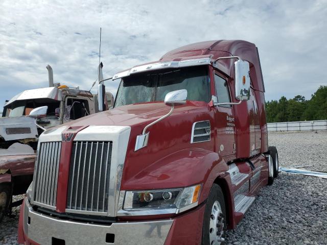 5KJJBHDR4JLJT3689 - 2018 WESTERN STAR/AUTO CAR 5700 XE RED photo 2