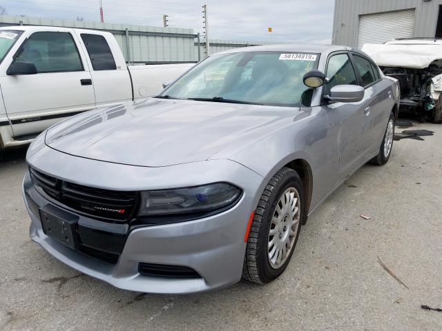 2C3CDXKT9FH863910 - 2015 DODGE CHARGER POLICE  photo 2