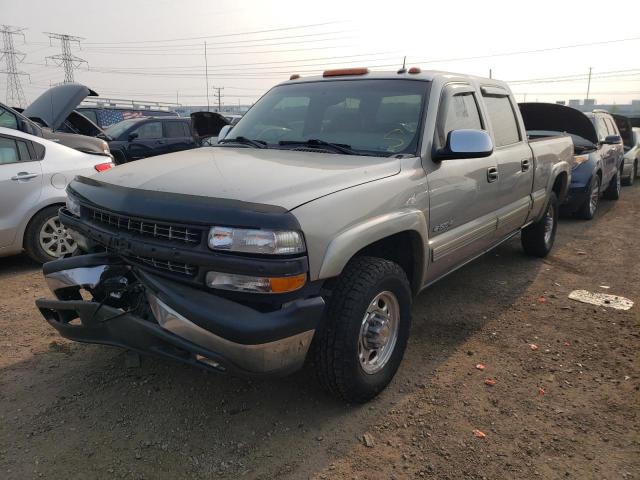 1GCGK13U22F244164 - 2002 CHEVROLET SILVERADO K1500 HEAVY DUTY TAN photo 1