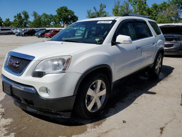 1GKKRRED6CJ343851 - 2012 GMC ACADIA SLT-1 WHITE photo 1