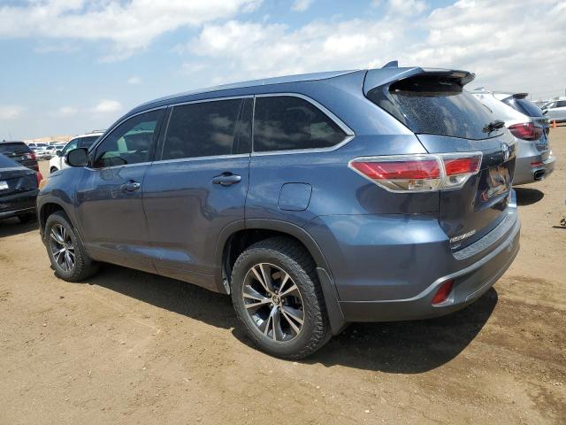 5TDJKRFH2GS337793 - 2016 TOYOTA HIGHLANDER XLE Mavi foto 2