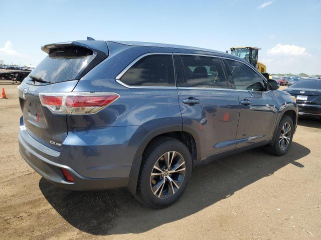 5TDJKRFH2GS337793 - 2016 TOYOTA HIGHLANDER XLE Mavi foto 3