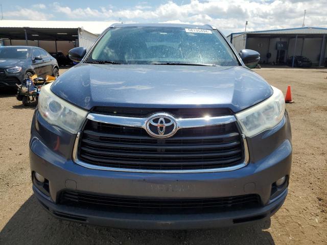 5TDJKRFH2GS337793 - 2016 TOYOTA HIGHLANDER XLE Mavi foto 5
