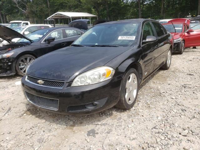 2G1WD58C069101122 - 2006 CHEVROLET IMPALA SUPER SPORT BLACK photo 1