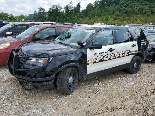 1FM5K8AR2JGA46574 - 2018 FORD EXPLORER POLICE INTERCEPTOR TWO TONE photo 1