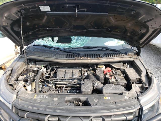 1FM5K8AR2JGA46574 - 2018 FORD EXPLORER POLICE INTERCEPTOR TWO TONE photo 12